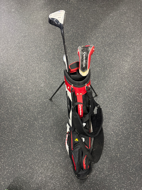 Vist Large View of Product Image Which is Used Taylormade BURNER JR Jr Package Set RH Black 7 Piece