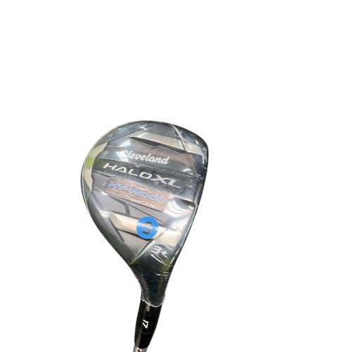 Vist Large View of Product Image Which is Used Cleveland HALO XL HY-WOOD - NEVER USED Mens Hybrid Club RH 3 Hybrid