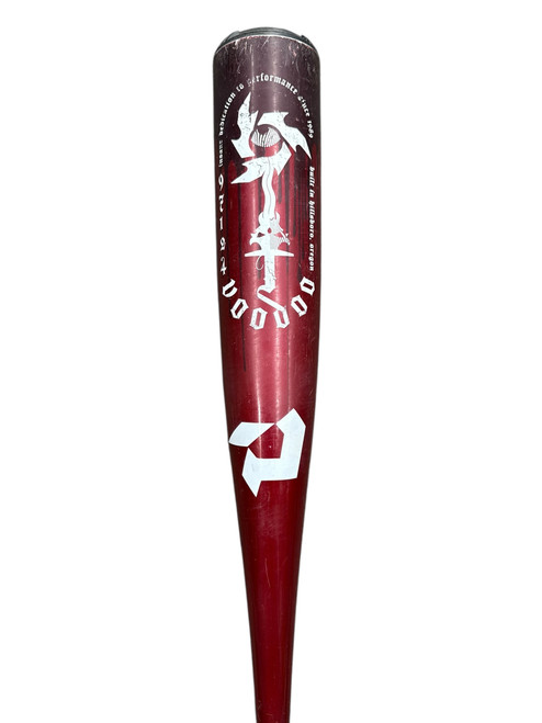 Vist Large View of Product Image Which is Used 2025 Demarini Voodoo One VOZXS-25 28/18 -10 USSSA 2 3/4 Bat - Maroon and White