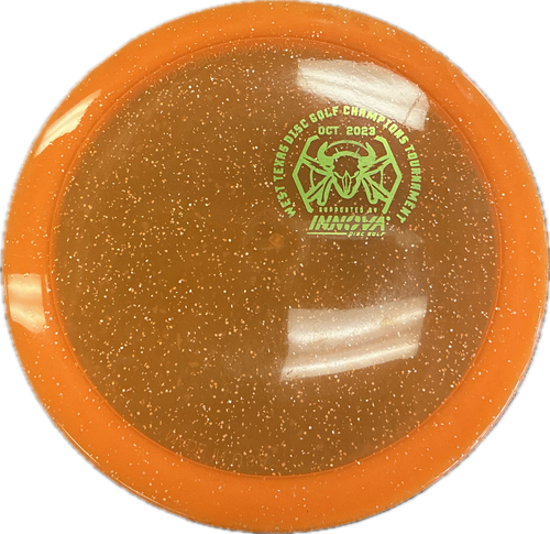 Vist Large View of Product Image Which is Used Innova FIREBIRD Disc Golf Driver Orange