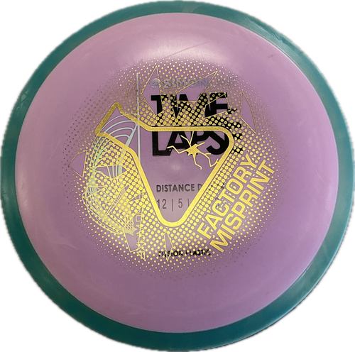 Vist Large View of Product Image Which is Used Axiom TIME LAPSE Disc Golf Driver Pink