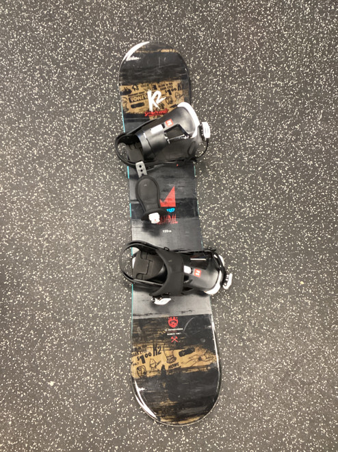 Vist Large View of Product Image Which is Used K2 VANDAL Boys Board/Binding Black 132 cm