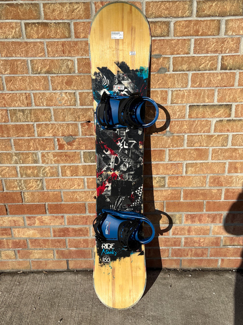 Vist Large View of Product Image Which is Used Ride MANIC Mens Board/Bindings Brown 158 cm