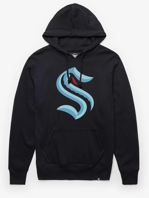 Vist Large View of Product Image Which is New KRAKEN NAVY MENS HOODIE LG