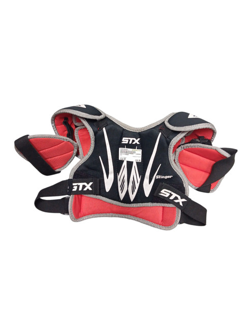 Vist Large View of Product Image Which is Used STX STINGER Shoulder Pads Black SM