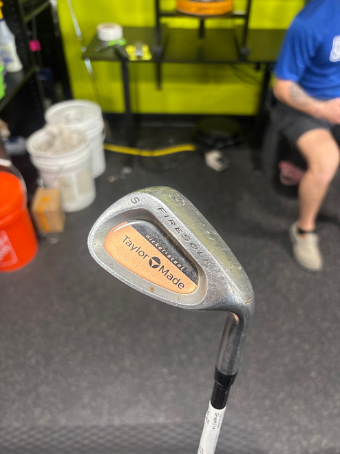 Vist Large View of Product Image Which is Used Taylormade FIRESOLE BUBBLE SHAFT Golf Wedge Mens RH Sand Wedge