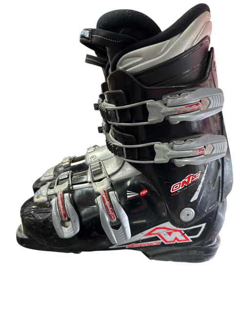 Vist Large View of Product Image Which is Used Nordica ONE EASY 5 Mens DH Ski Boot Black 255 MP - M07.5 - W08.5