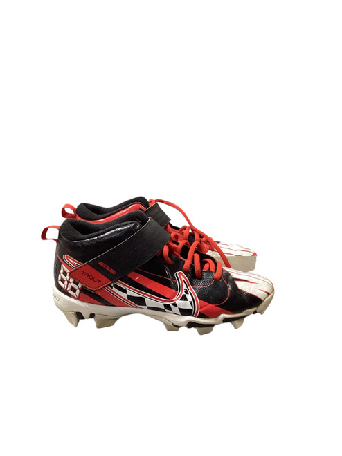 Vist Large View of Product Image Which is Used Nike TROUT 1972 5.5 RED/BLK BB/SB Cleats Red Senior 5.5
