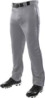Vist Large View of Product Image Which is Used Champro OPEN BOTTOM PANT BB/SB Pant Boys Grey XL