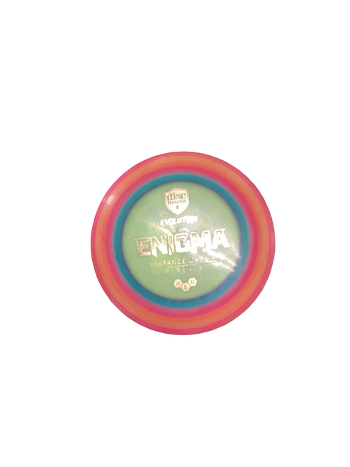 Vist Large View of Product Image Which is Used Discmania ENIGMA EVO Disc Golf Driver Pink