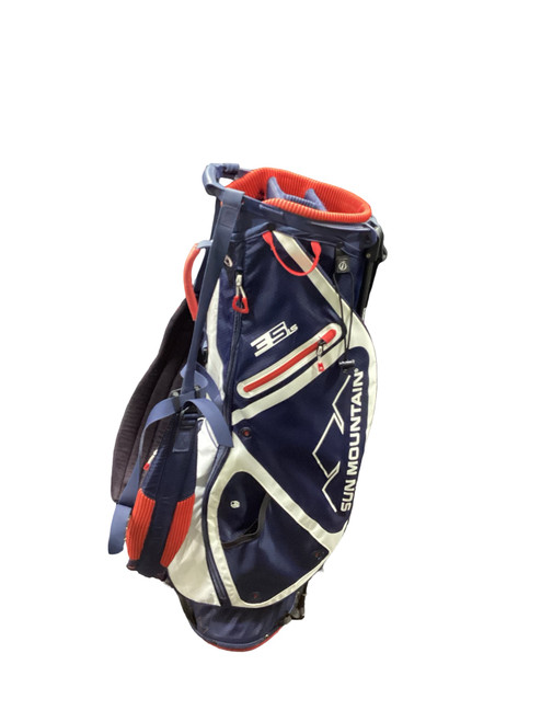 Vist Large View of Product Image Which is Used Sun Mountain 3.5 LS NVY/RED/WHT Mens Stand Bag Navy Blue