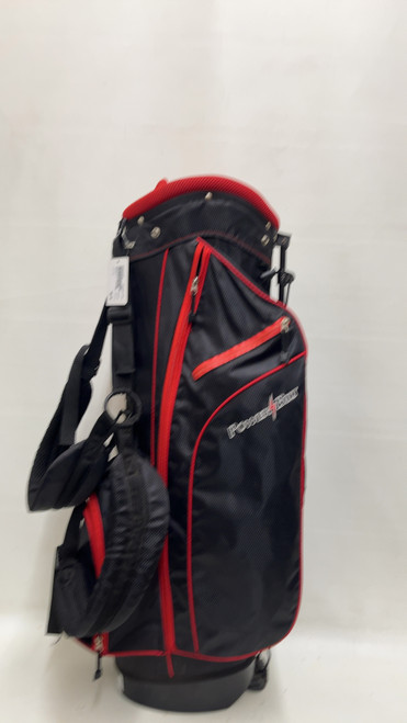 Vist Large View of Product Image Which is Used Powerbilt STANDBAG Mens Stand Bag Red