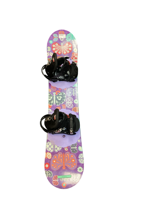 Vist Large View of Product Image Which is Used Burton CHICKLET Girls Board/Binding Purple 120 cm