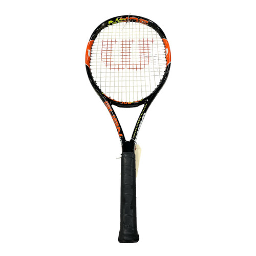Vist Large View of Product Image Which is Used Wilson BURN Adult Tennis Racquet Black Unknown