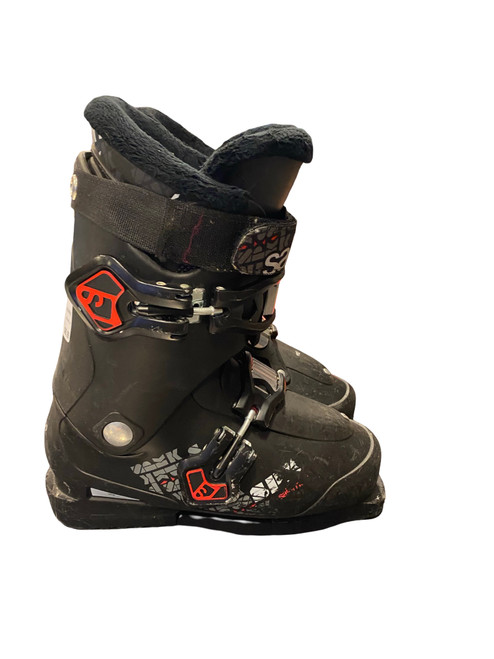 Vist Large View of Product Image Which is Used Salomon S Boys DH Ski Boot Black 240 MP - J06 - W07