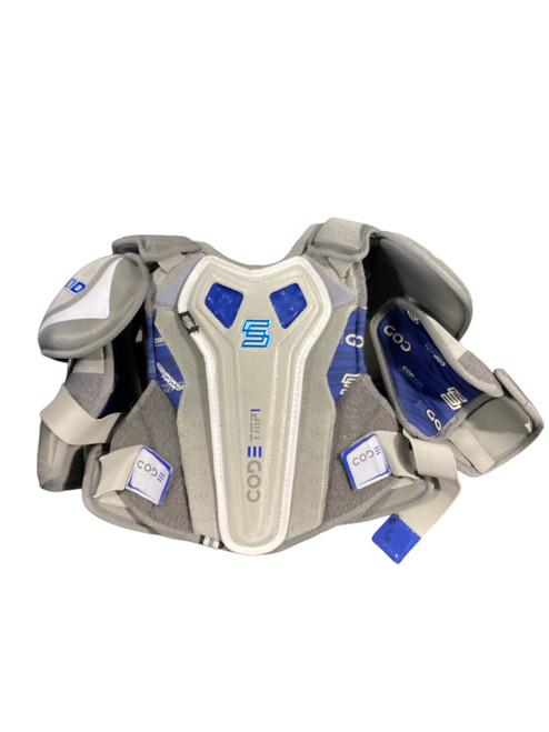 Vist Large View of Product Image Which is Used Sher-wood CODE TMP 1 Senior Shoulder Pads SM