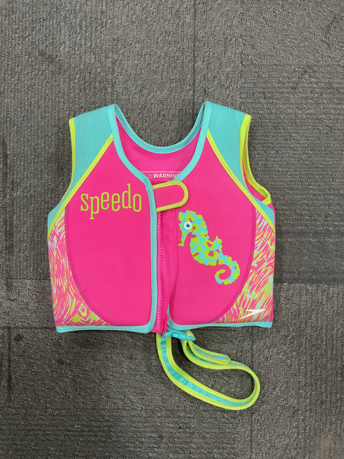 Vist Large View of Product Image Which is Used Speedo UV50 Child PFD Pink Child 30-50