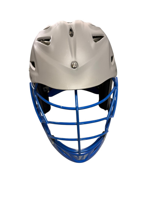 Vist Large View of Product Image Which is Used Warrior DUKE HELMET Lacrosse Helmet Grey L/XL