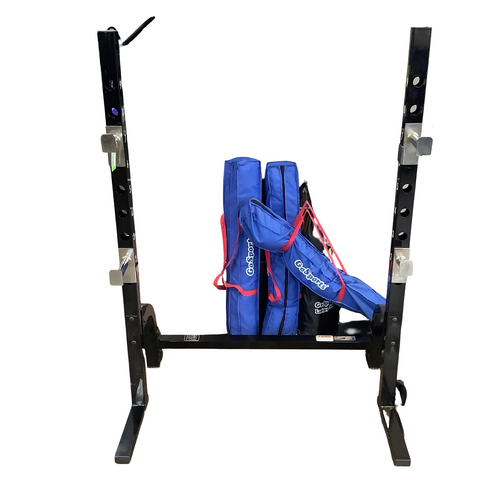 Vist Large View of Product Image Which is Used Marcy PRO SQUAT AND BENCH RACK Olympic Bench