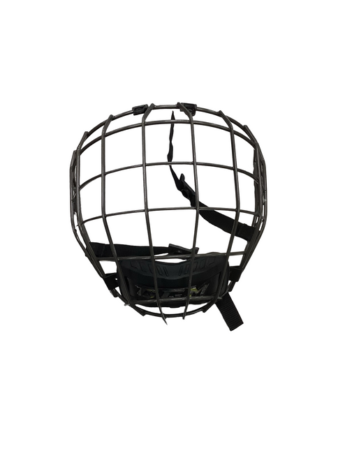 Vist Large View of Product Image Which is Used CCM Hockey Wire Mask Grey MD