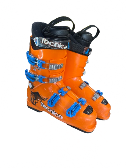 Vist Large View of Product Image Which is Used Tecnica COCHISE JR Boys DH Ski Boot Orange 265 MP - M08.5 - W09.5