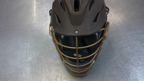 Vist Large View of Product Image Which is Used Schutt RIVAL Lacrosse Helmet Brown LG