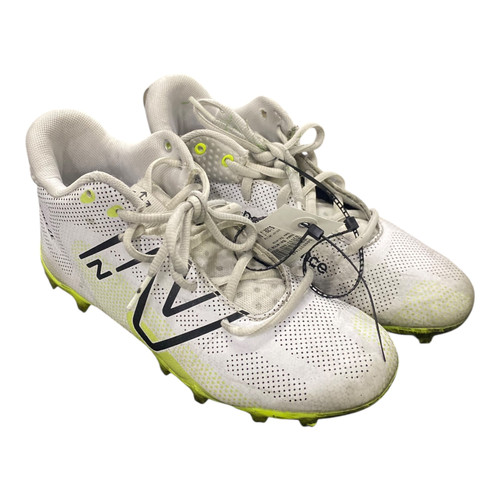 Vist Large View of Product Image Which is Used New Balance LAX Cleats Boys White Junior 04