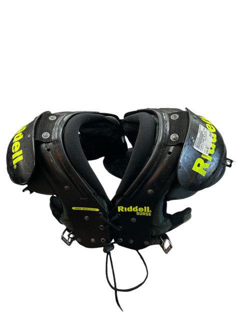 Vist Large View of Product Image Which is Used Riddell SURGE FB SP MD FB Shoulder Pads Black MD