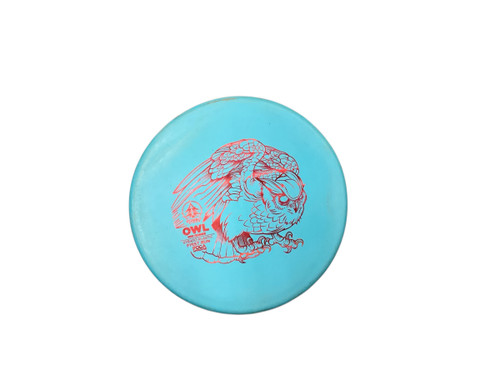 Vist Large View of Product Image Which is Used STOKELY OWL Disc Golf Mid Range Royal Blue