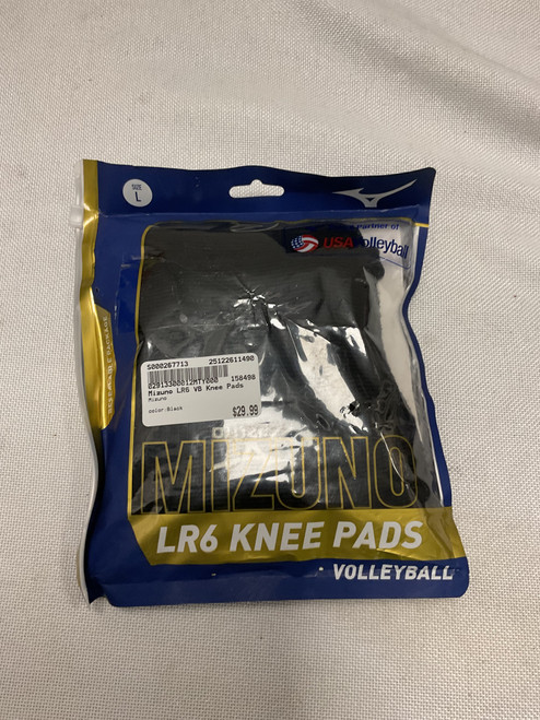 Vist Large View of Product Image Which is Used Mizuno VB Knee Pads Black