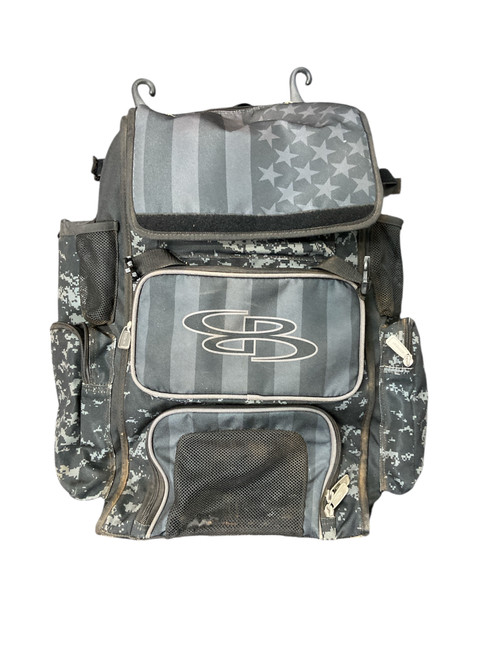 Vist Large View of Product Image Which is Used BoomBah BOMBERS WHEELED BAG BB/SB Player Wheeled Bag Black