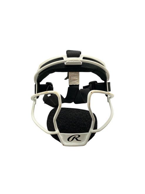Vist Large View of Product Image Which is Used Rawlings FIELDERS MASK BB/SB Fielders Mask White One Size