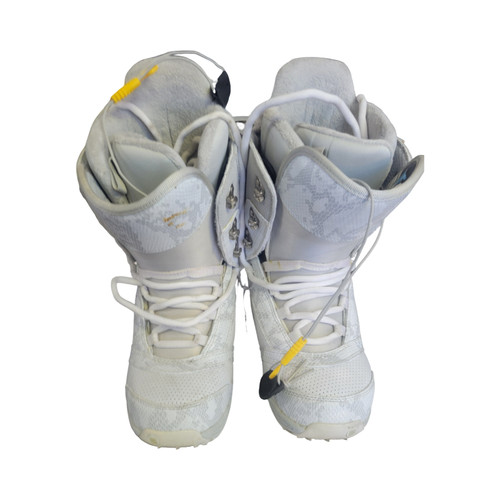 Vist Large View of Product Image Which is Used Burton LODI WOMENS 6.5 BOOTS Womens Snowboard Boots White Senior 6.5