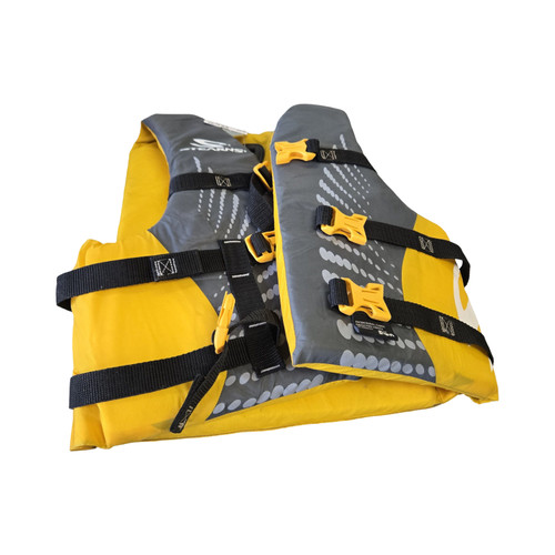 Vist Large View of Product Image Which is Used Stearns Youth PFD Yellow Youth 50-90