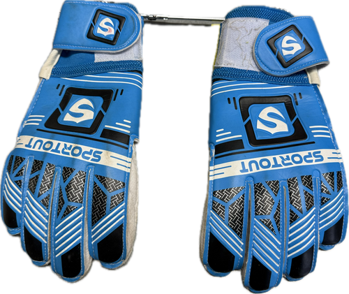 Vist Large View of Product Image Which is Used SPORT OUT Soccer Goalie Gloves Royal Blue 7