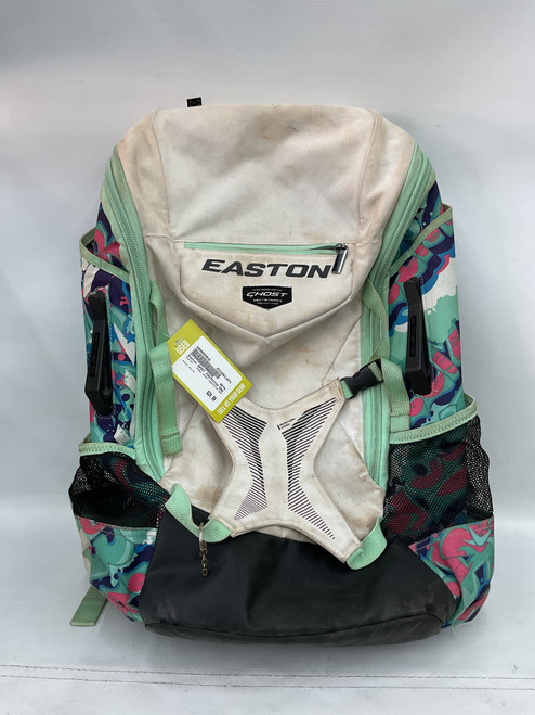 Vist Large View of Product Image Which is Used Easton GHOST FASTPITCH BAG BB/SB Player Backpack White