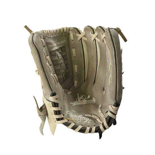 Vist Large View of Product Image Which is Used Rawlings FP12GWDS BB/SB Glove RH Throw Grey 12"