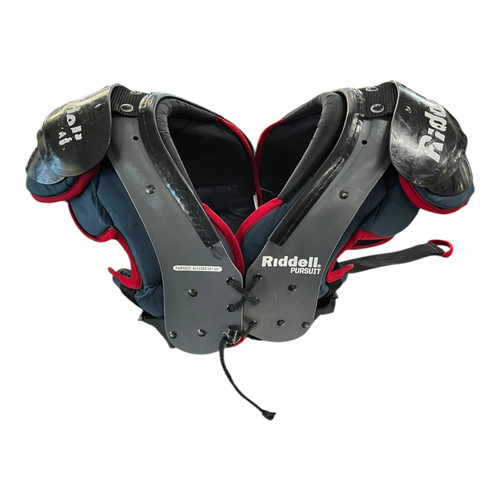 Vist Large View of Product Image Which is Used Riddell PURSUIT XL FB Shoulder Pads Grey XL
