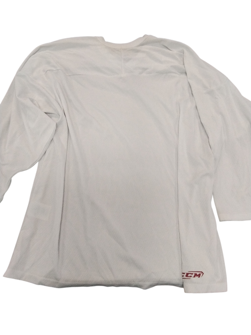 Vist Large View of Product Image Which is Used CCM Hockey Practice Jersey White XL