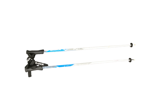 Vist Large View of Product Image Which is Used Swix TECH LITE PRO Mens DH Ski Pole White 110 cm / 44 in