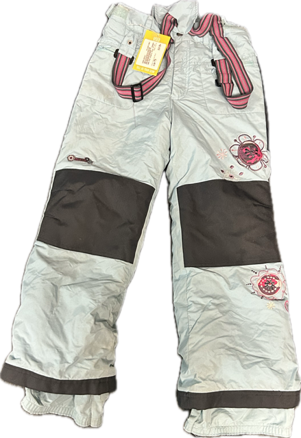 Vist Large View of Product Image Which is Used SIZE 8 Snow Bibs Y Carolina Blue Youth