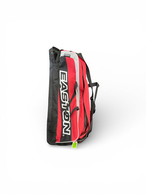 Vist Large View of Product Image Which is Used Easton BAT BAG BB/SB Player Backpack Black And Red