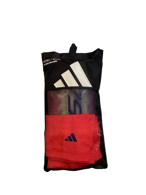 Vist Large View of Product Image Which is Used Adidas Soccer Shin Guards Youth Red SM