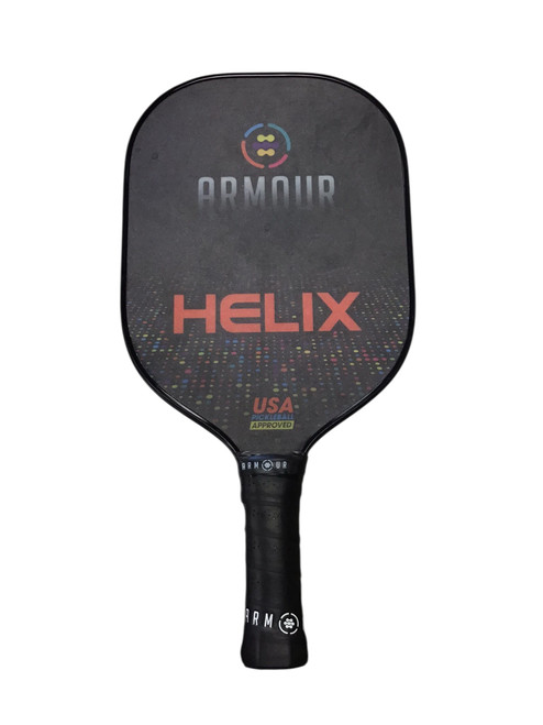 Vist Large View of Product Image Which is USED ARMOUR HELIX PICKLEBALL RACQUET BLACK