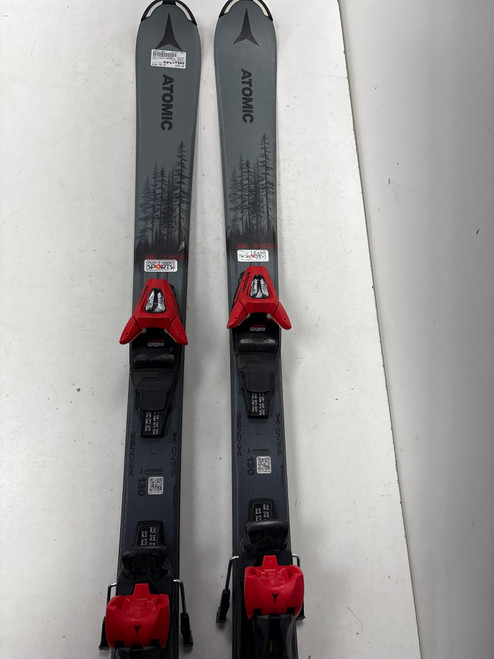 Vist Large View of Product Image Which is Used Atomic MAVERICK Boys DH Ski/Binding Grey 130 cm (new= $300)
