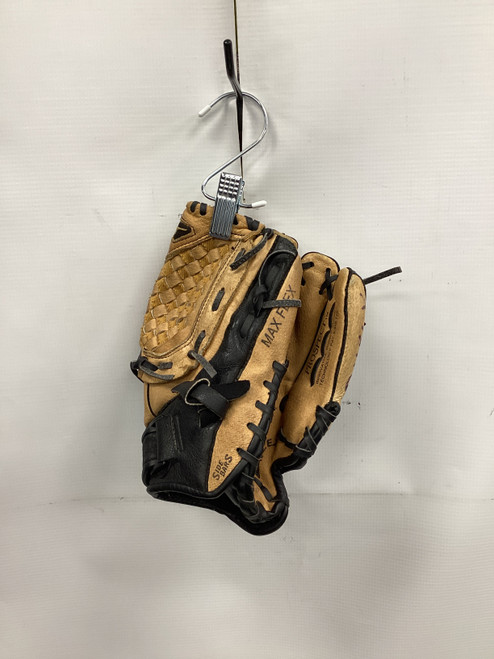 Vist Large View of Product Image Which is Used Mizuno POWER CLOSE BB/SB Glove RH Throw Tan 11"