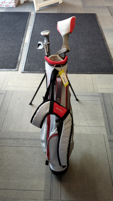 Vist Large View of Product Image Which is Used Top Flite JUNIOR GOLF SET Jr Package Set RH Red And Grey 6 Piece