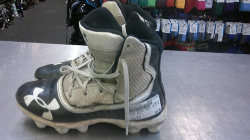 Vist Large View of Product Image Which is Used Under Armour Adult FB Cleats Black Senior 6