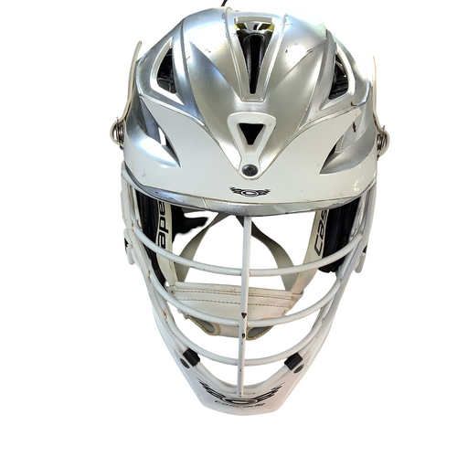Vist Large View of Product Image Which is Used Cascade R Lacrosse Helmet Silver MD