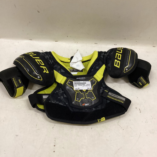 Vist Large View of Product Image Which is Used Bauer SUPREME MACH Youth Shoulder Pads SM